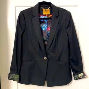 Ted Baker London Black Pantsuit with Tailored Fit